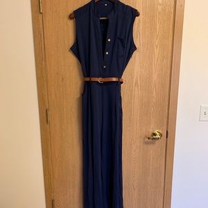 Navy jumpsuit